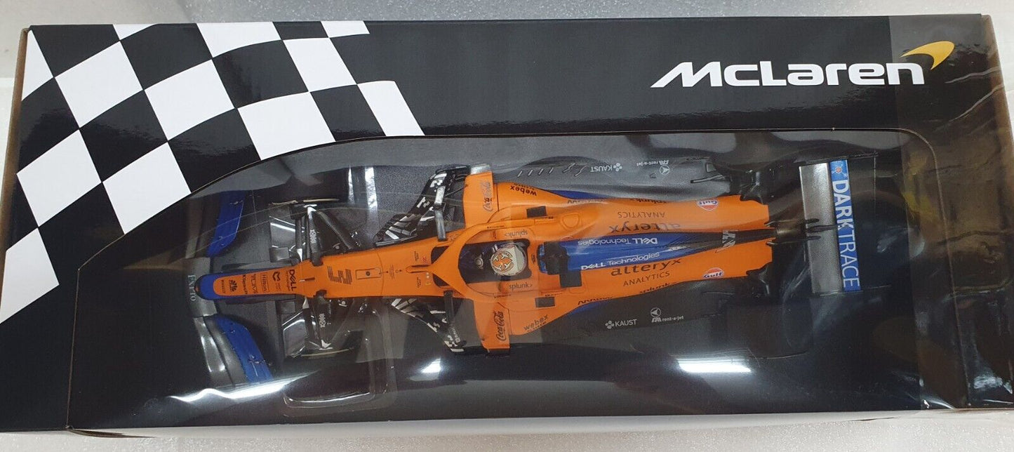 1/18 Minichamps 2021 McLaren MCL35M Ricciardo Italian GP Winner 🥇 Monza