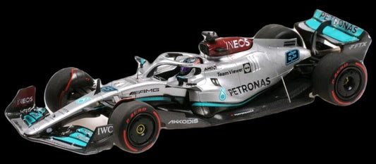 1/43 MINICHAMPS Mercedes Gp F1 W13E #63 Bahrain Gp 2022 George Russel 417220163