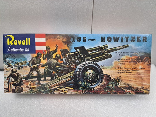 Revell 1/40 US M101 105mm Howitzer with 4 Figures (H-539:79)