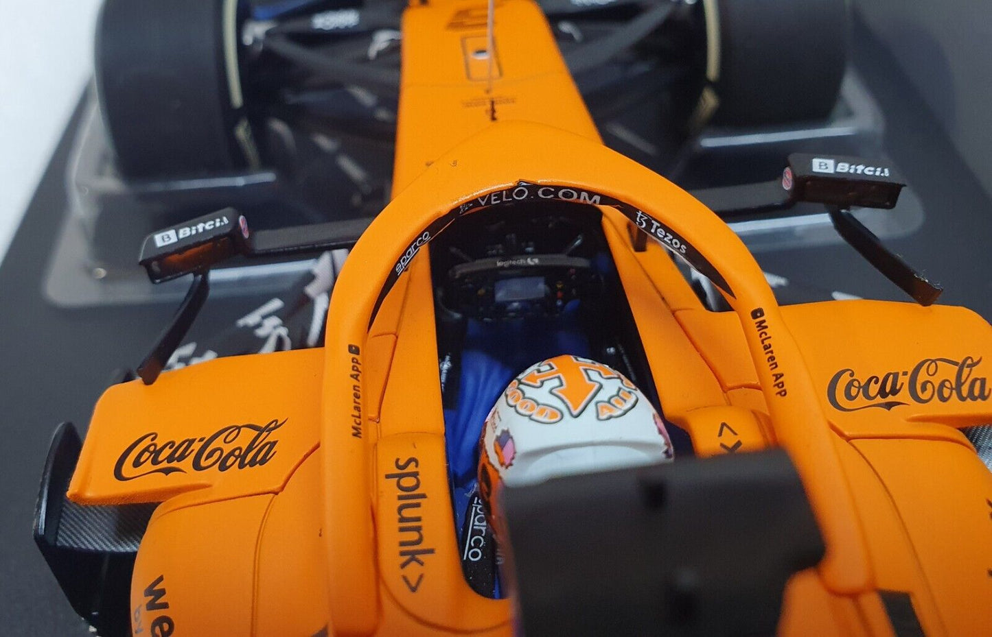 1/18 Minichamps "VELO" 2021 McLaren MCL35M Ricciardo Italian GP Win Monza 🥇