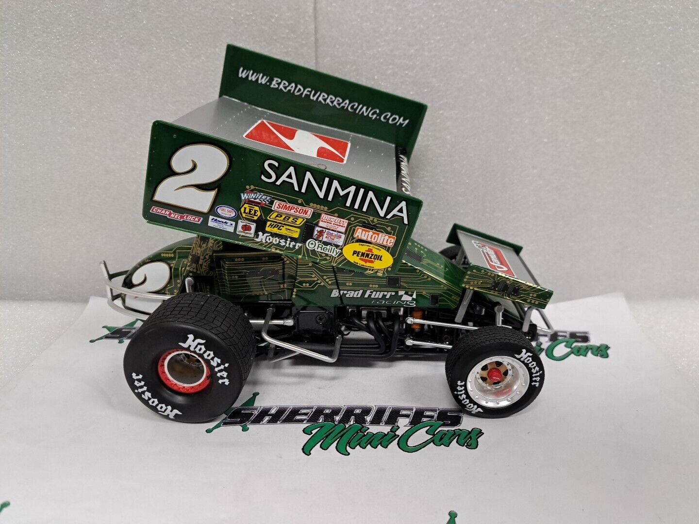 1/18 Brad FURR Racing SANMINA Diecast Sprint Car GMP