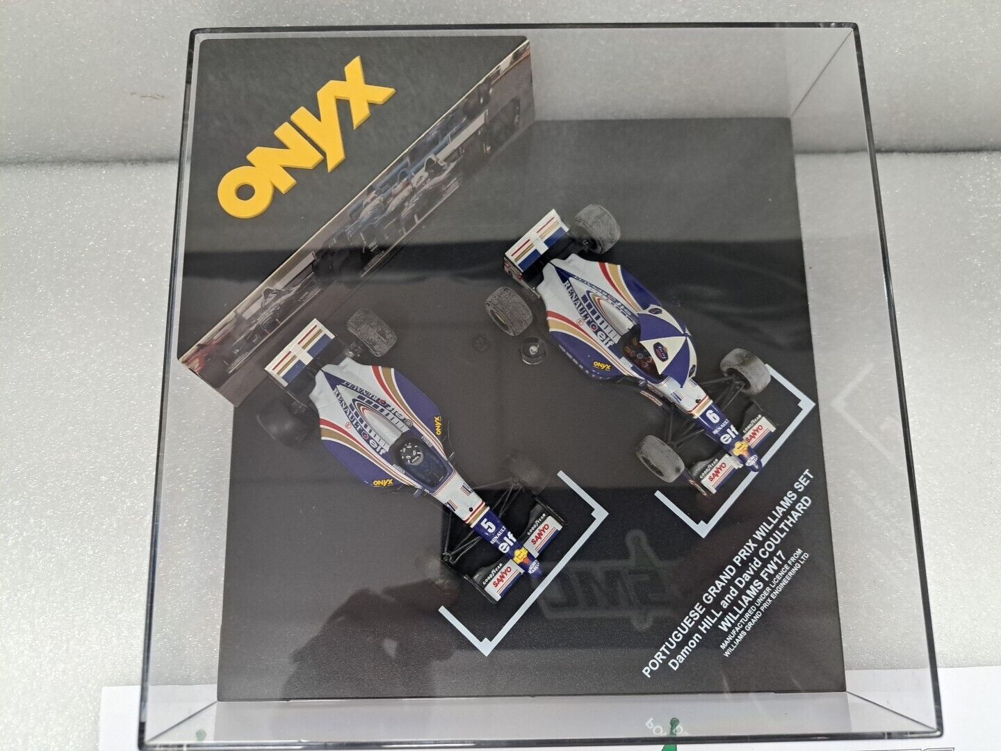 1/43 Onyx Williams FW17 Twin Set Hill & Coulthard Portugal GP 1995 SMC