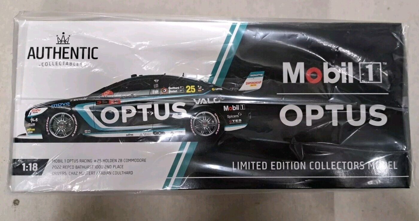 1/18 MOBIL 1 OPTUS #25 COMMODORE 2022 BATHURST 1000 2ND PLACE