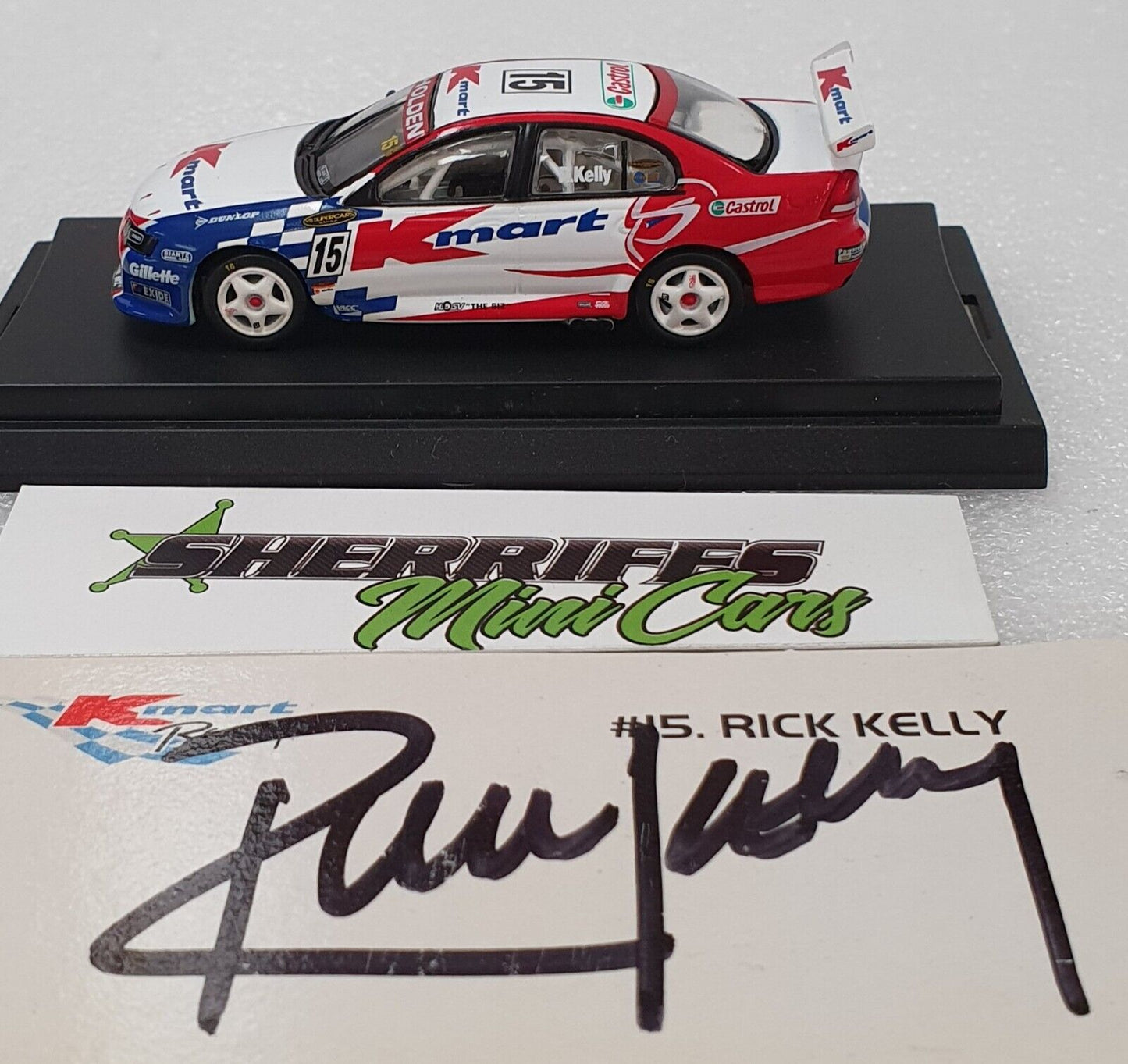 1/64 VY Commodore K-Mart racing team Rick Kelly (SIGNED)