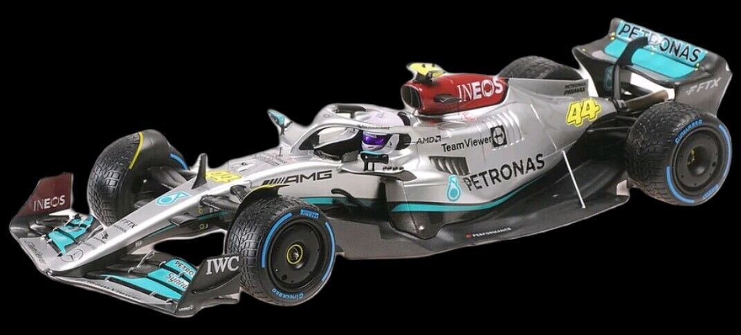 1/18 Minichamps MERCEDES AMG W13 LEWIS HAMILTON MONACO GP 2022 