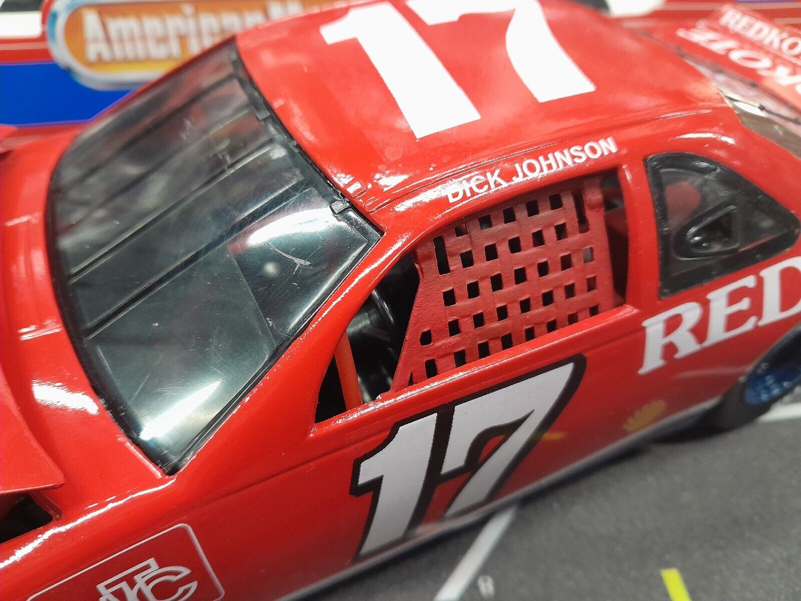 1/18 1988 DICK JOHNSON REDKOTE NASCAR  - THUNDERDOME (Auscar)🏁🚗 Custom Made