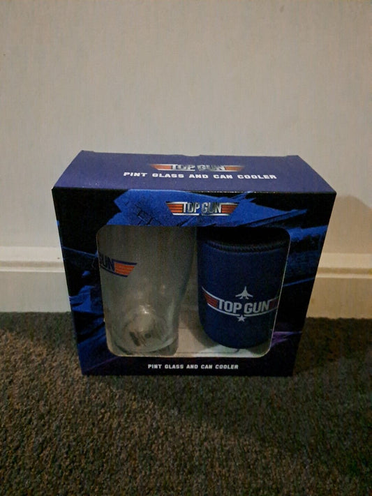 TOP GUN Pint Glass And Can Cooler