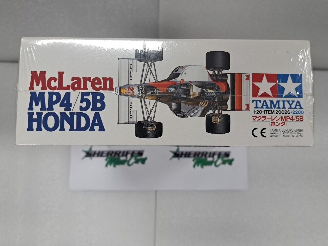 1/20 McLaren Honda MP4/5B 1990 Senna World Champ TAMIYA 20026 Model Kit SMC