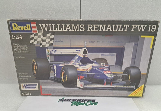 1/24 Williams FW19 Villenueve 1997 Champion REVELL 07211 Model Kit SMC