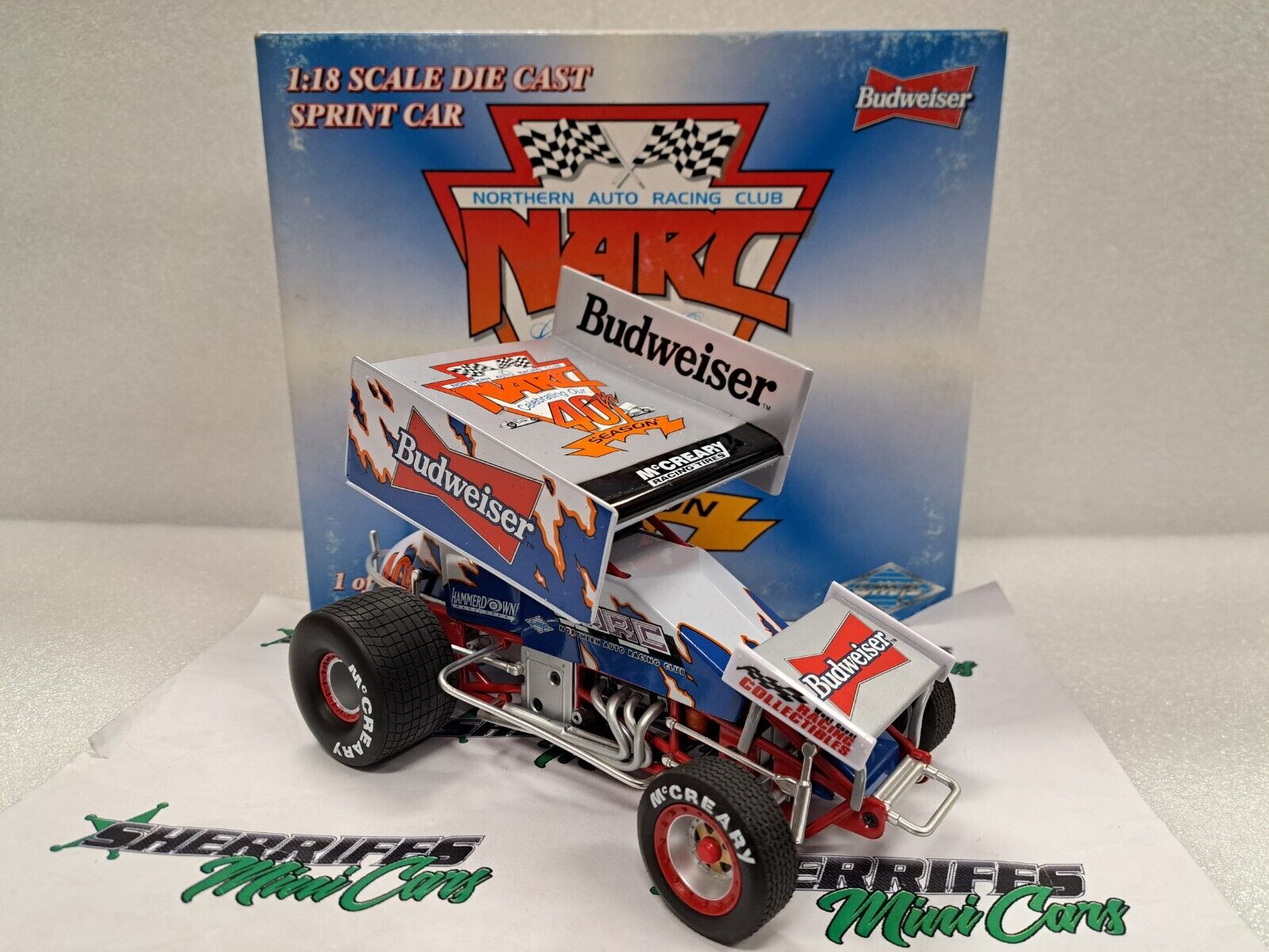 1/18 BUDWEISER NARC Sprint Car 40th Season GMP