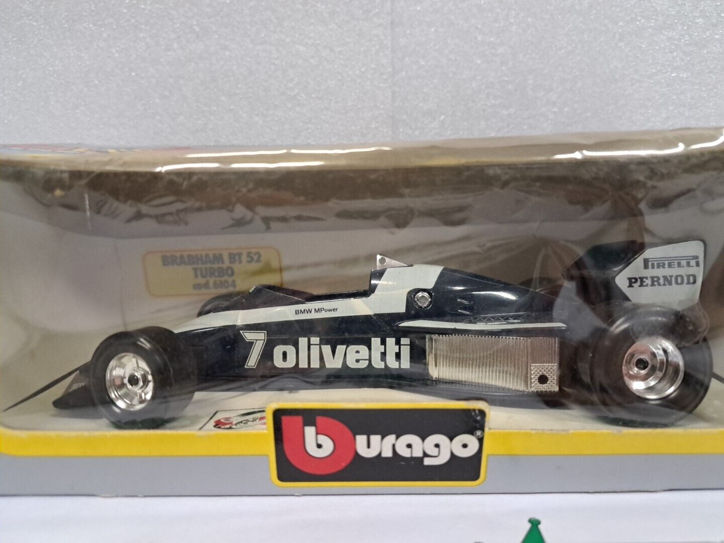 1/24 Burago Brabham BT 52 Turbo 6104 SMC