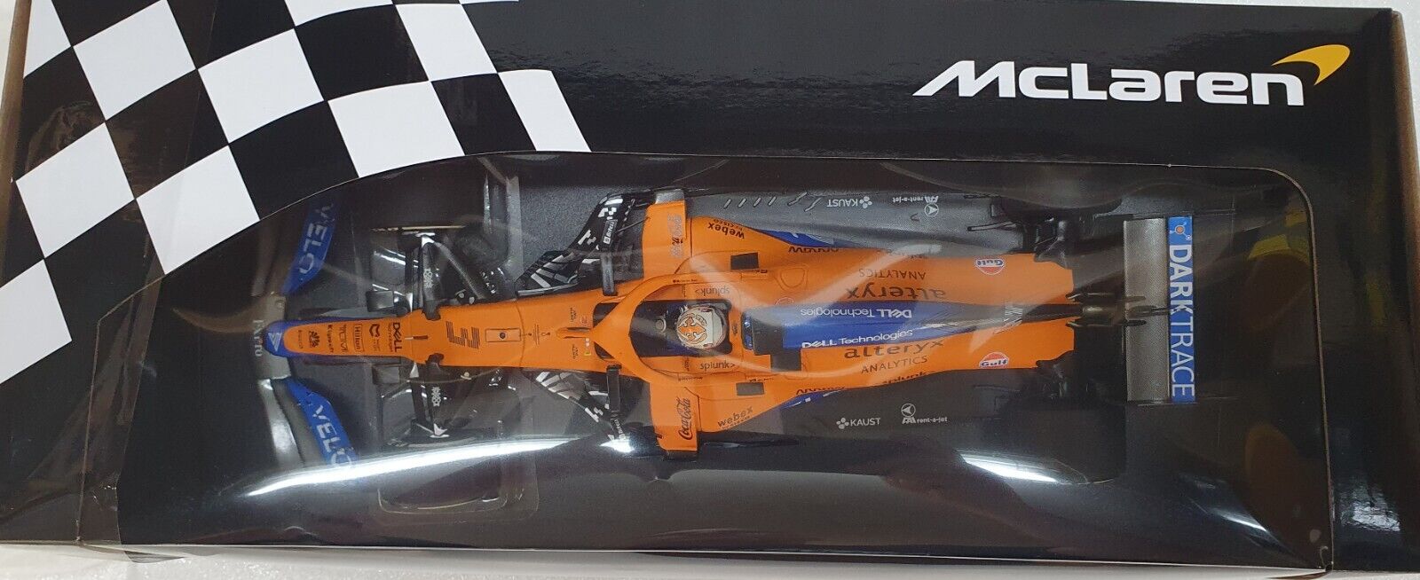 1/18 Minichamps "VELO" 2021 McLaren MCL35M Ricciardo Italian GP Win Monza 🥇