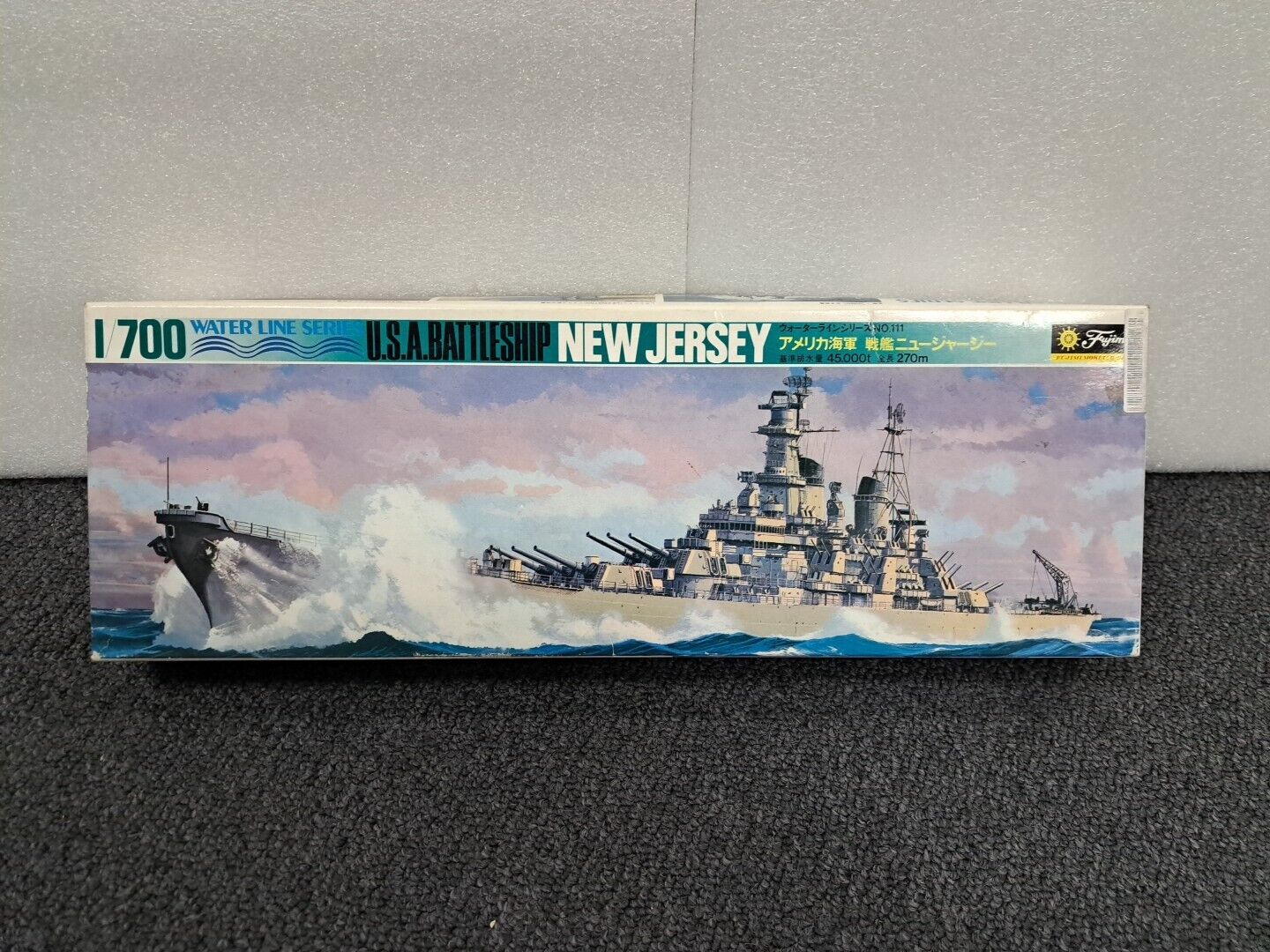 Fujimi 1/700 Waterline Series USA Battleship New Jersey Model Kit New Sealed