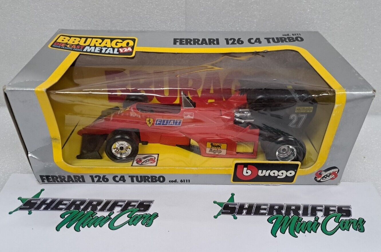 1/24 Burago FERRARI 126 C4 Turbo 6111 SMC