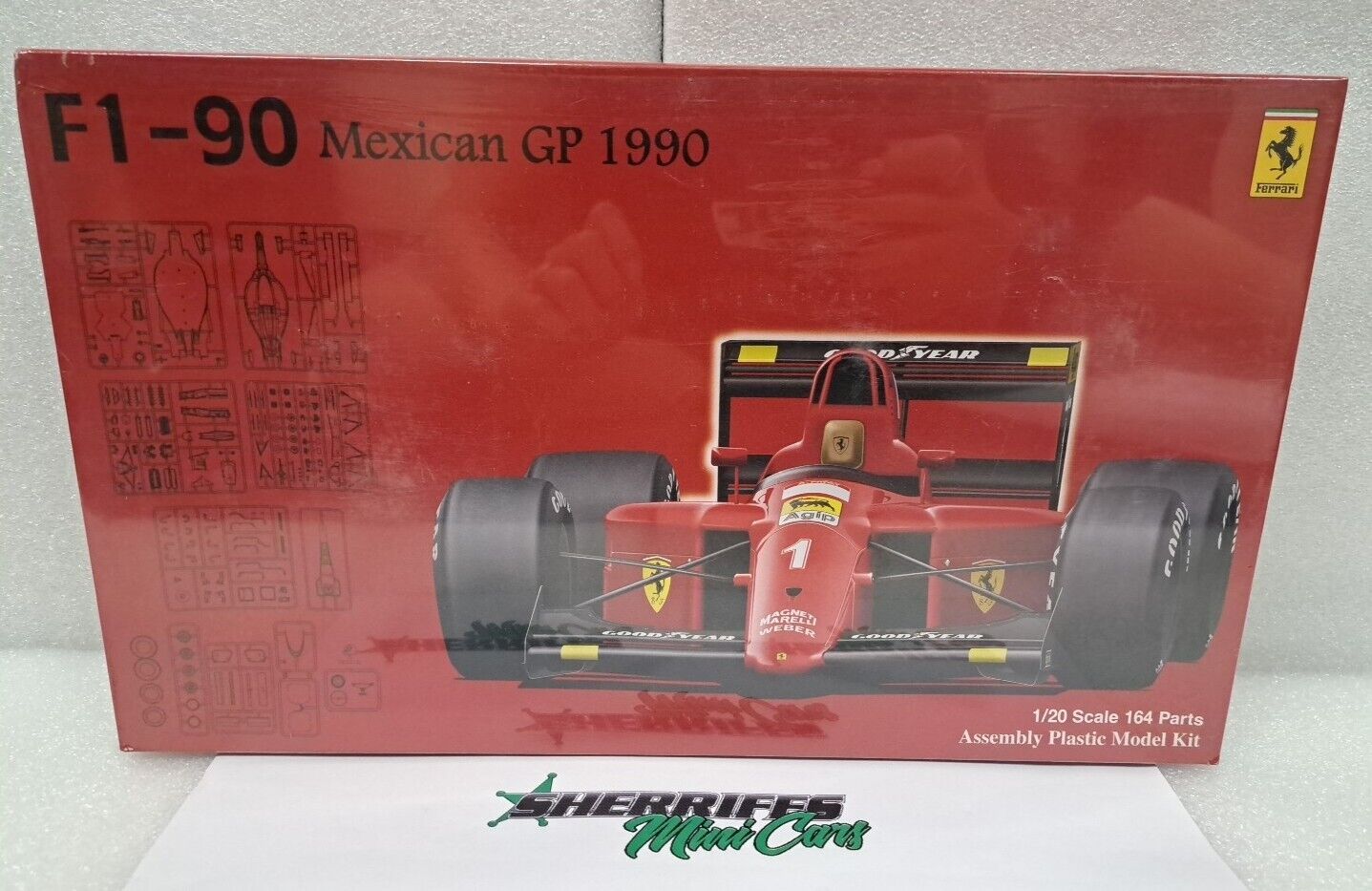 1/20 Ferrari F1-90 Prost 1990 Mexico GP8 FUJIMI Model Kit SMC