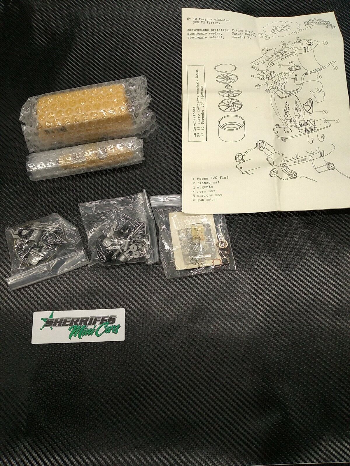 1/43 Future Models Ferrari 500 F2 And Transporter  Resin Kit