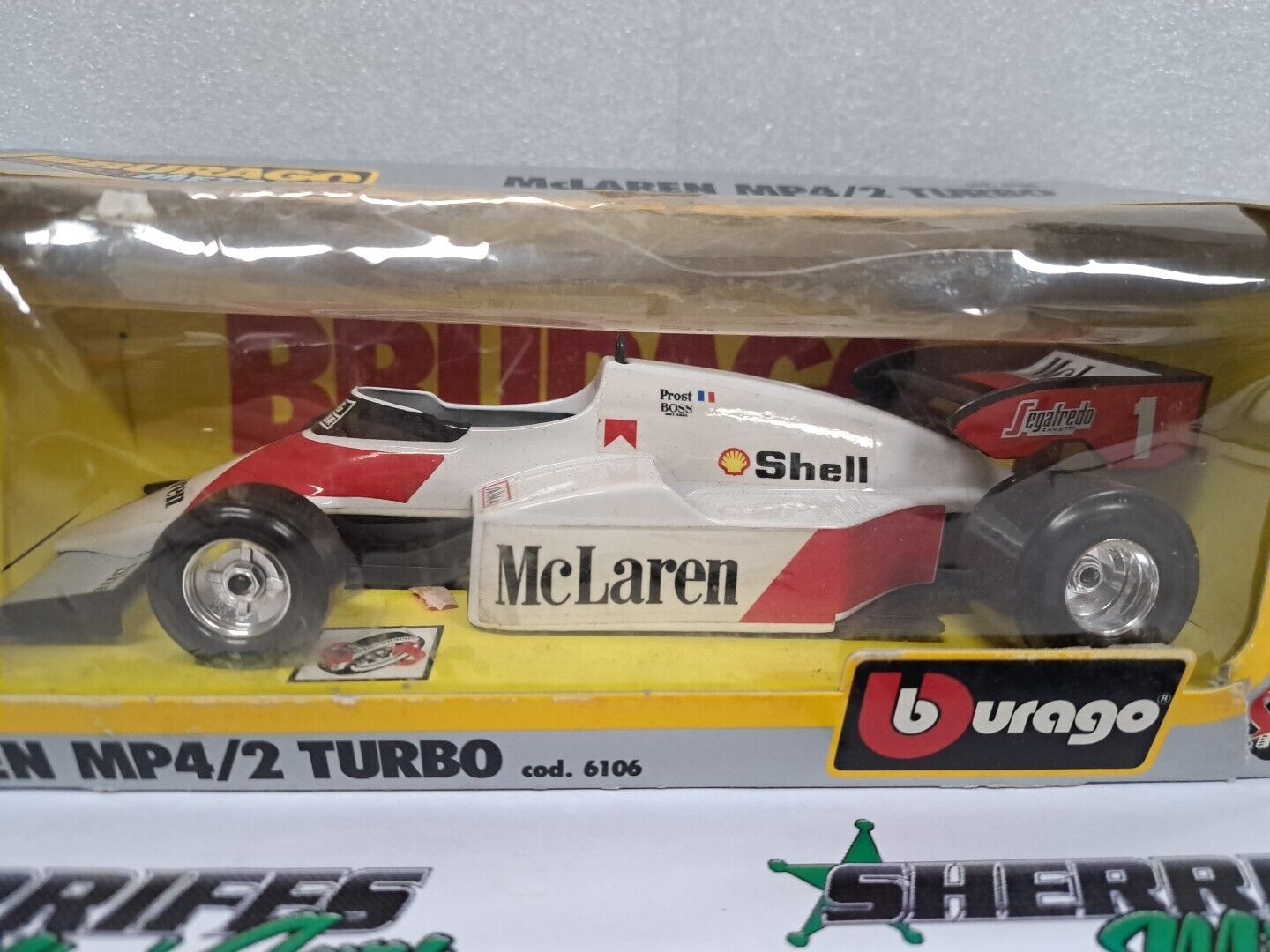 1/24 Burago McLaren MP4/2 Turbo 6106 SMC