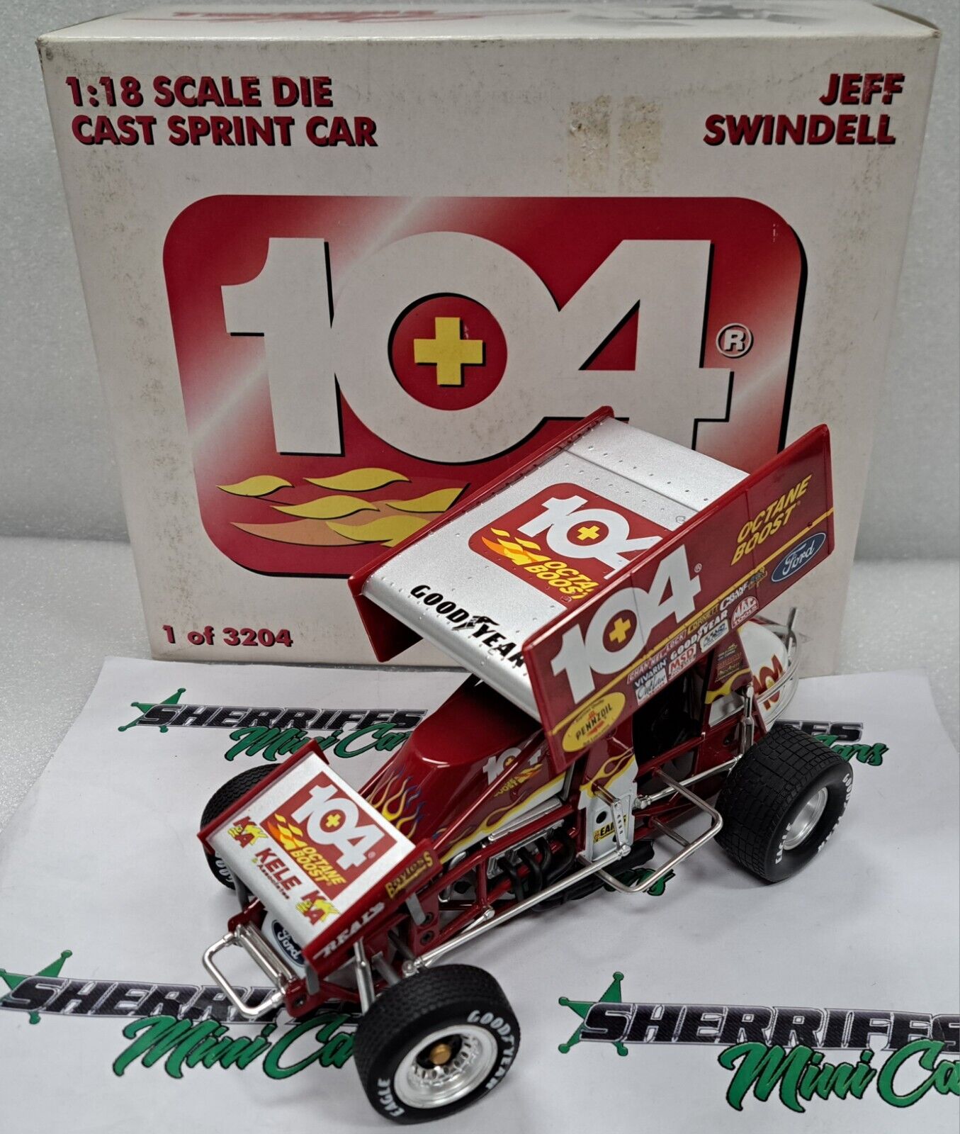 1/18 Jeff Swindell 104+Octane Sprint Car GMP