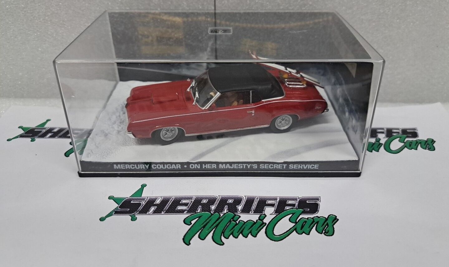 1/43James Bond Mercury Cougar On Her Majestys Secret Service Diorama Diecast 007