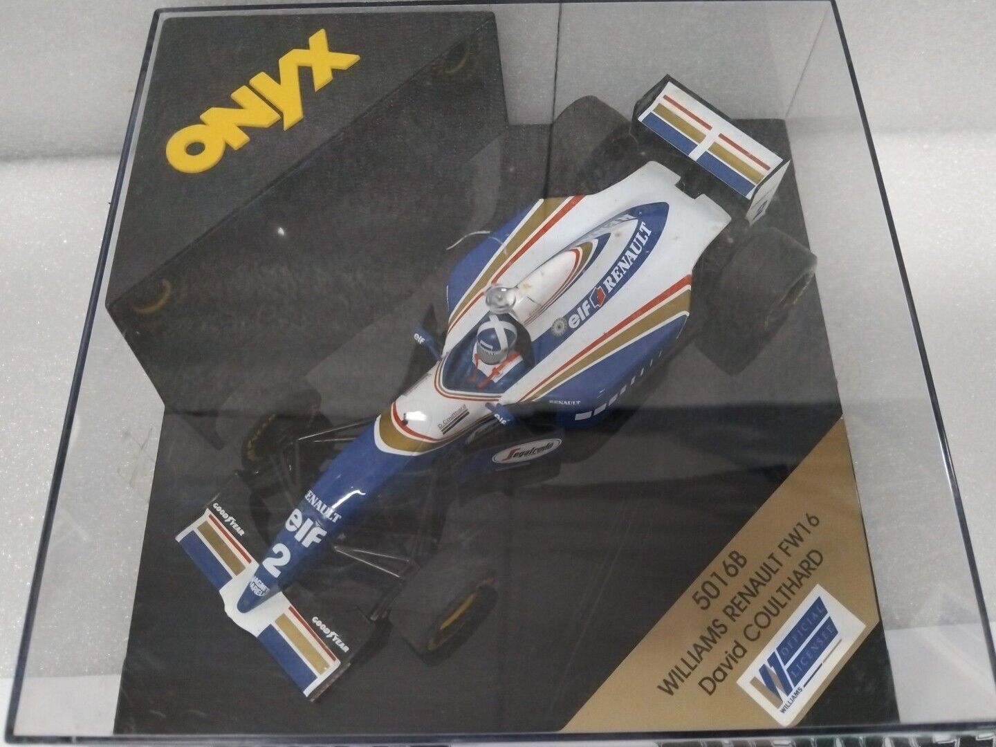 1/24 Onyx Williams  FW16 COULTHARD 1994 SMC