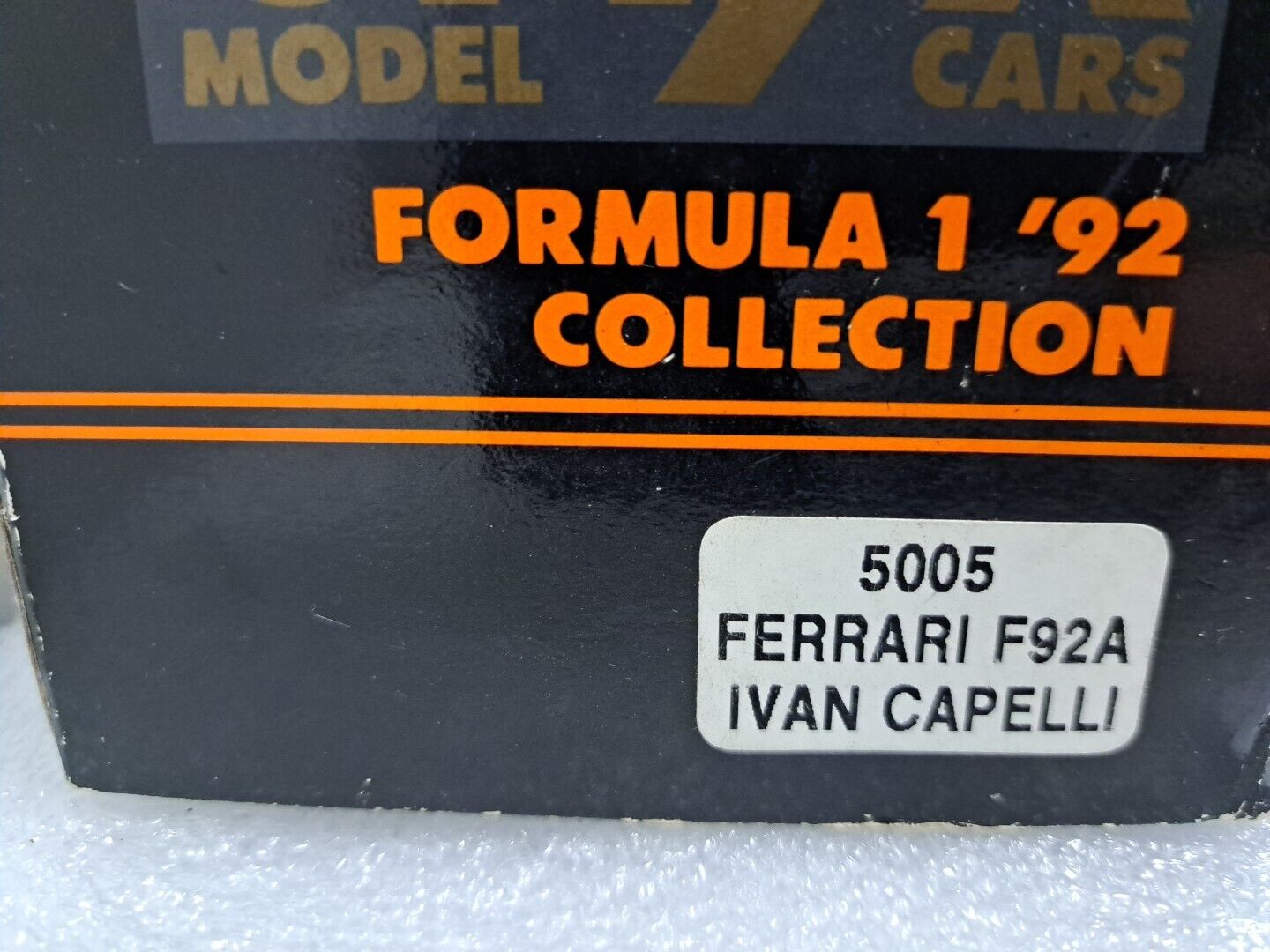 1/24 Onyx Ferrari F92A F1 Capelli 1992 Diecast SMC