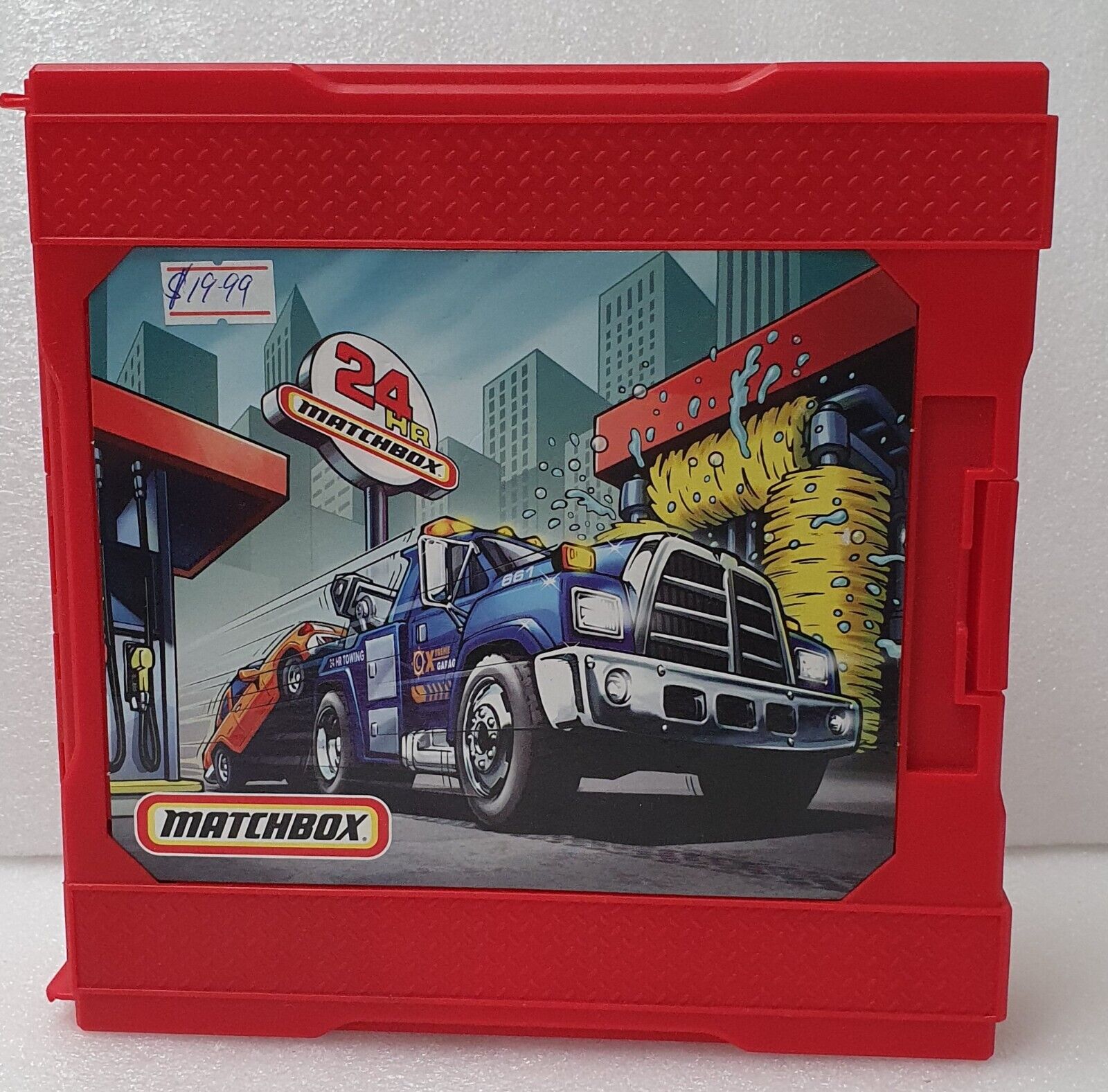 Matchbox tow truck play set