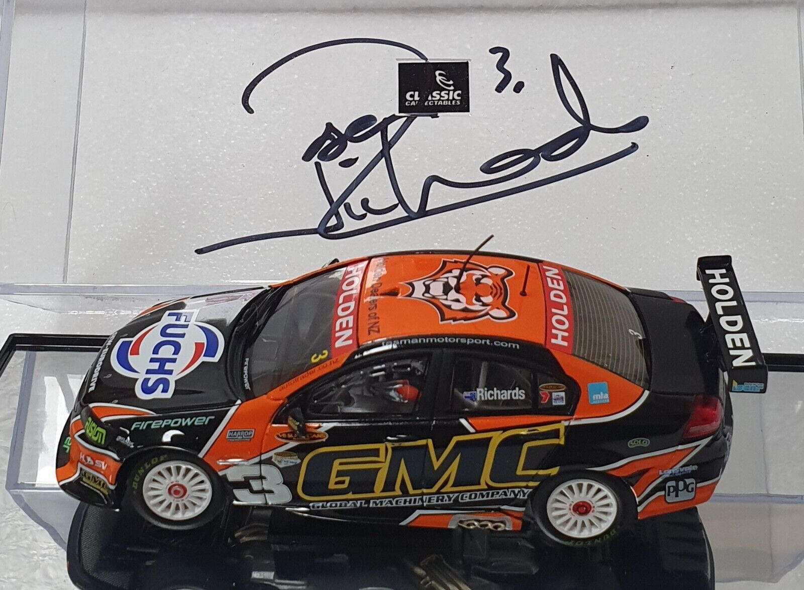 1/43 Classic Carlectables Jason Richards Commodore (SIGNED)