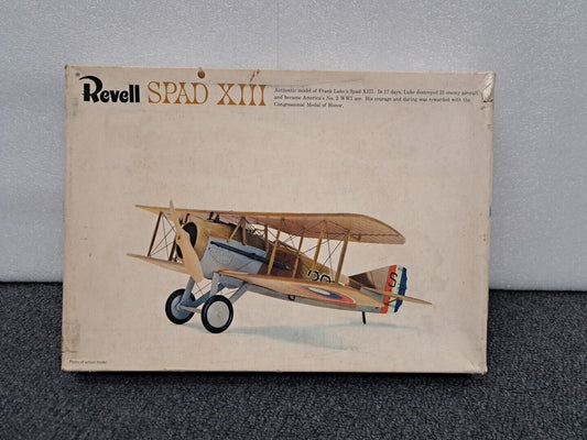 Vtg Revell Inc.1965 Frank Luke's SPAD XIII Model Plane H-290:150 NOS USA Made