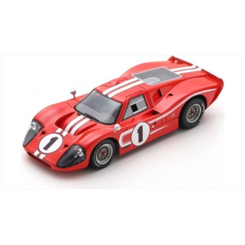 🏁🏆1/18 1967 Le Mans 24 Hour Winner #1 Ford GT40 Mk IV Spark