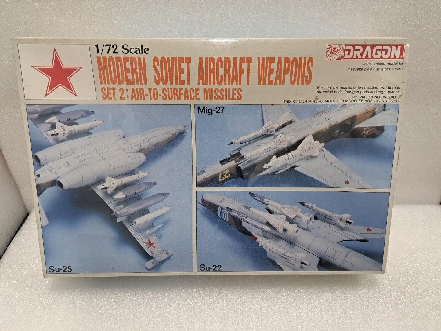 Dragon #2505 1/72 MODERN SOVIET AIRCRAFT WEAPONS Set 2: Air to surface missiles