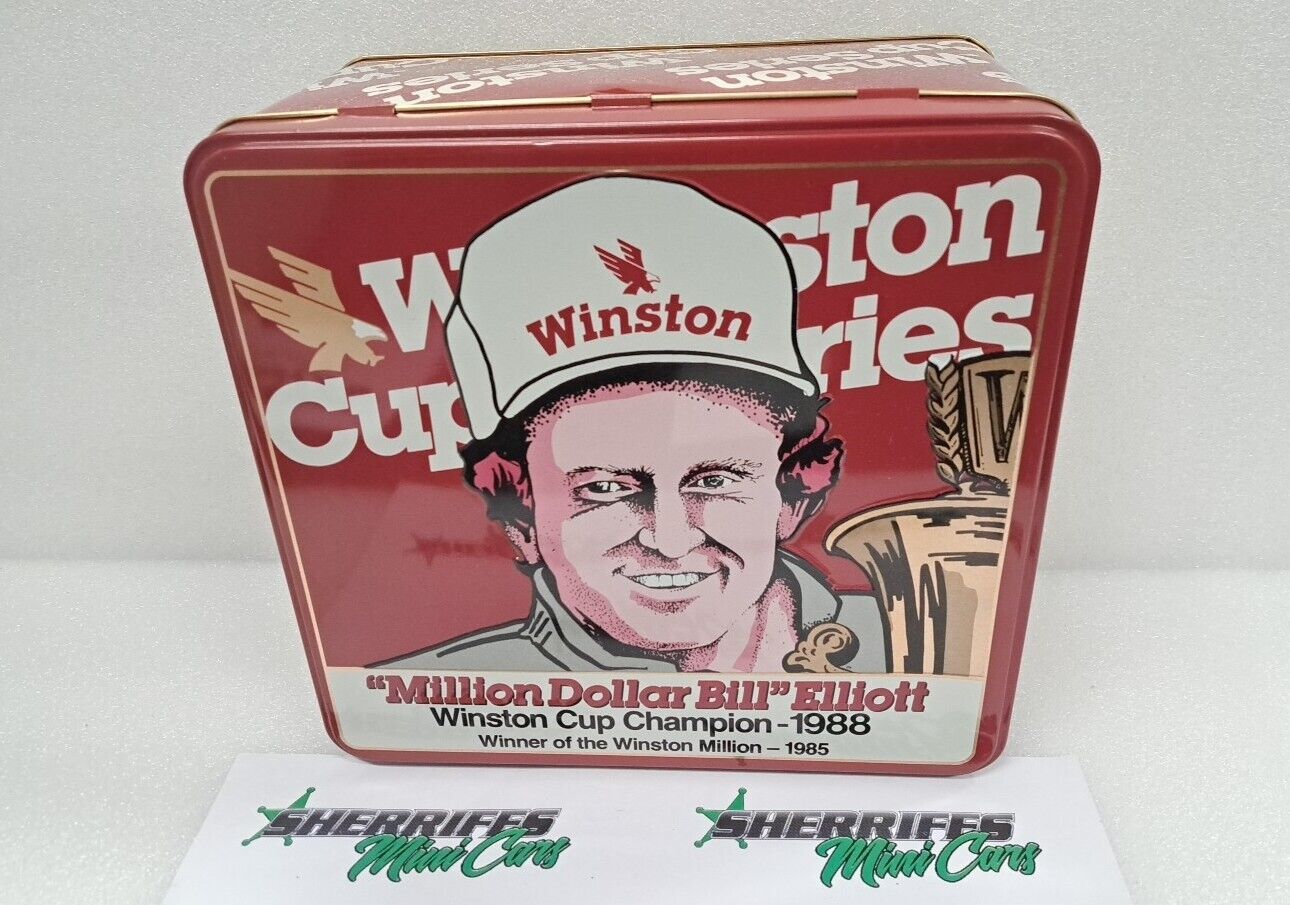 "Million Dollar Bill" Elliott Winston Cup Champion 1988 Souvenir Set Tin SMC