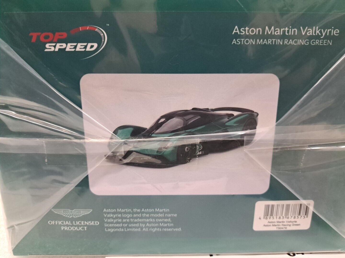 1/18 Aston Martin Valkyrie Aston Martin Racing Green Top Speed TS0479