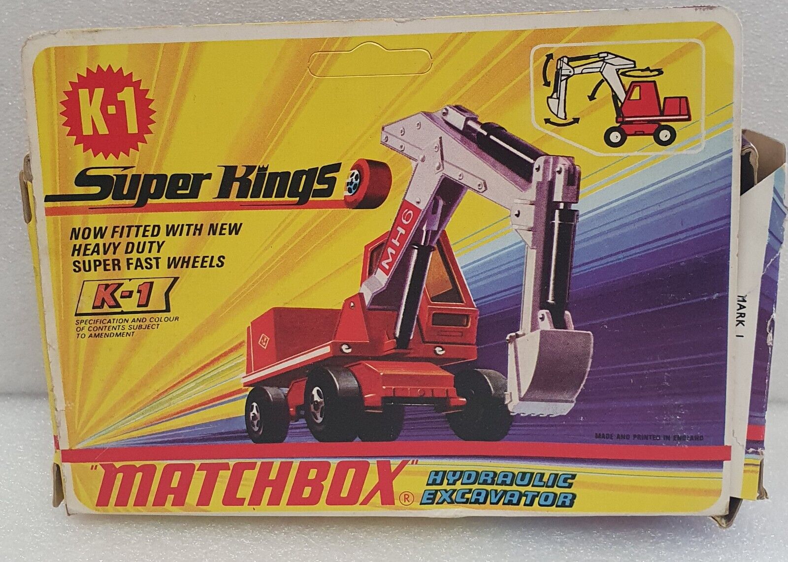 Vintage Matchbox Hydraulic excavator