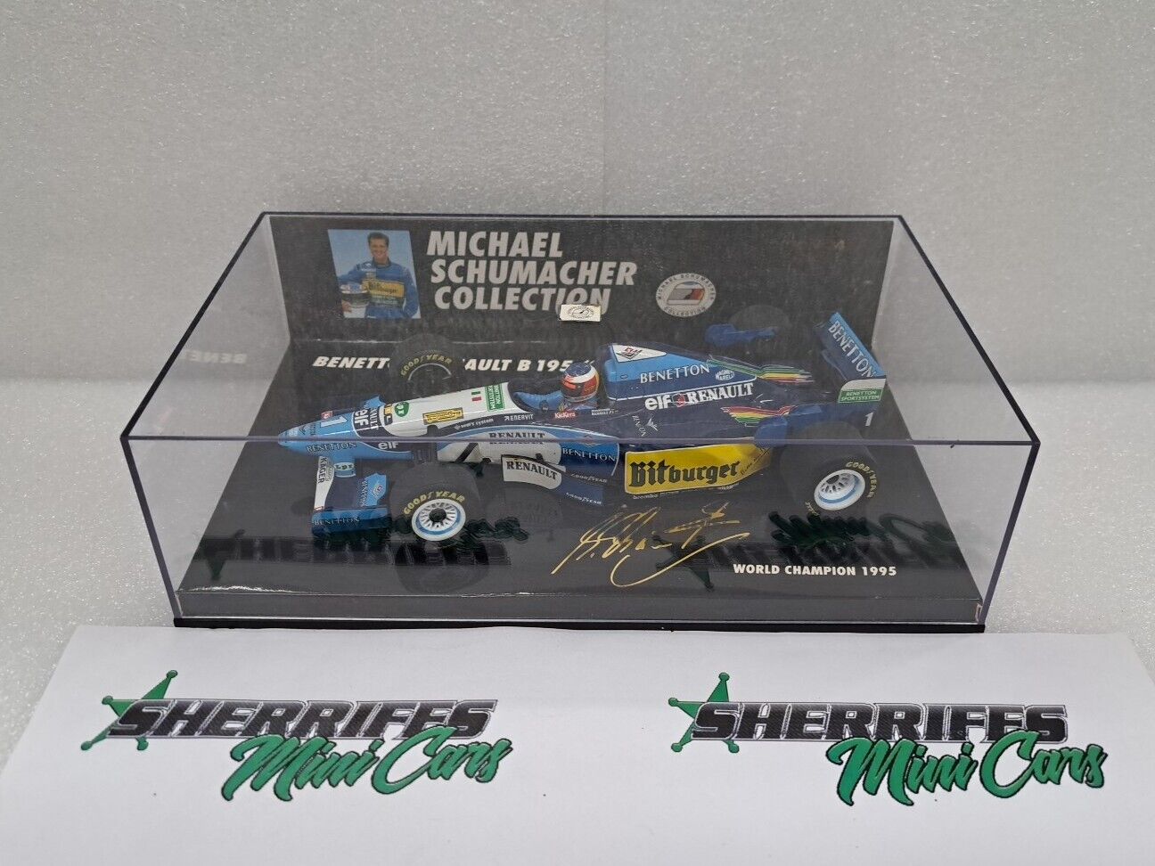 1/24 Minichamps Benetton B195/2 SCHUMACHER 1995 World Champion SMC