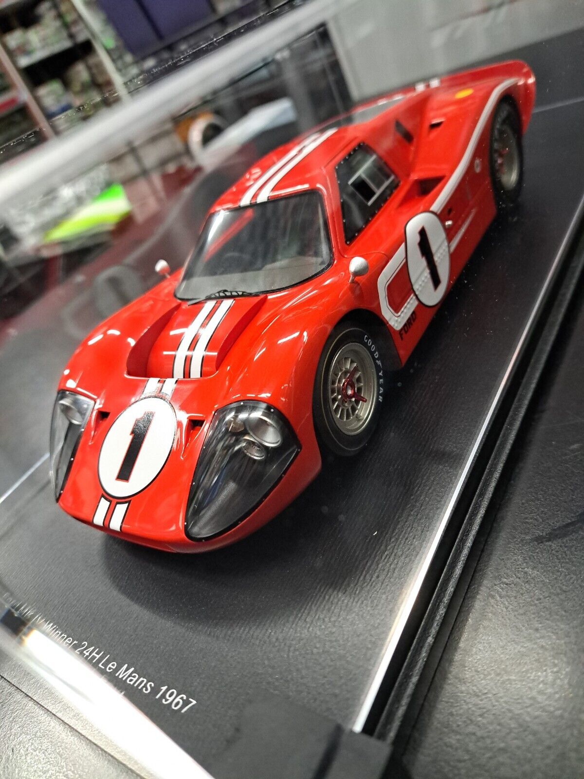 🏁🏆1/18 1967 Le Mans 24 Hour Winner #1 Ford GT40 Mk IV Spark