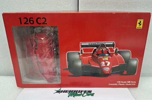 1/20 Ferrari 126 C2 1982 Villenueve GP1 FUJIMI Model Kit SMC