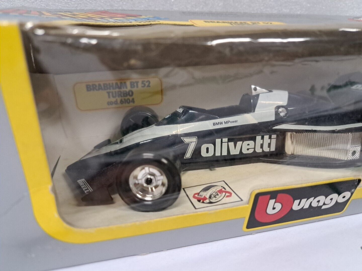 1/24 Burago Brabham BT 52 Turbo 6104 SMC