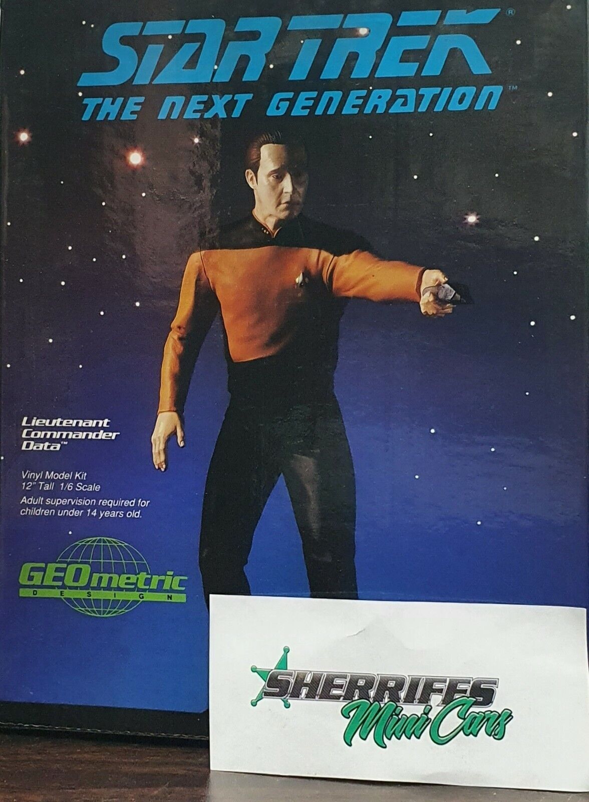 Geometric Star Trek Data figure