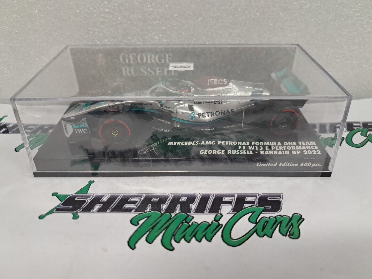 1/43 MINICHAMPS Mercedes Gp F1 W13E #63 Bahrain Gp 2022 George Russel 417220163