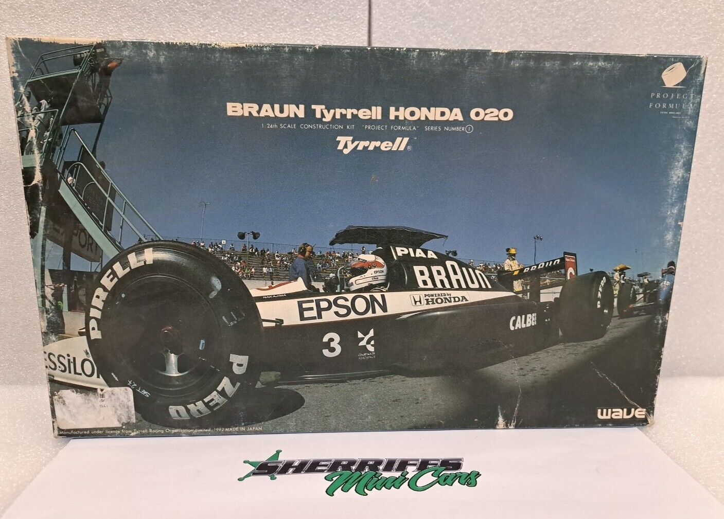 1/24 Braun Tyrrell 020 1991 WAVE F1-32 Model Kit SMC