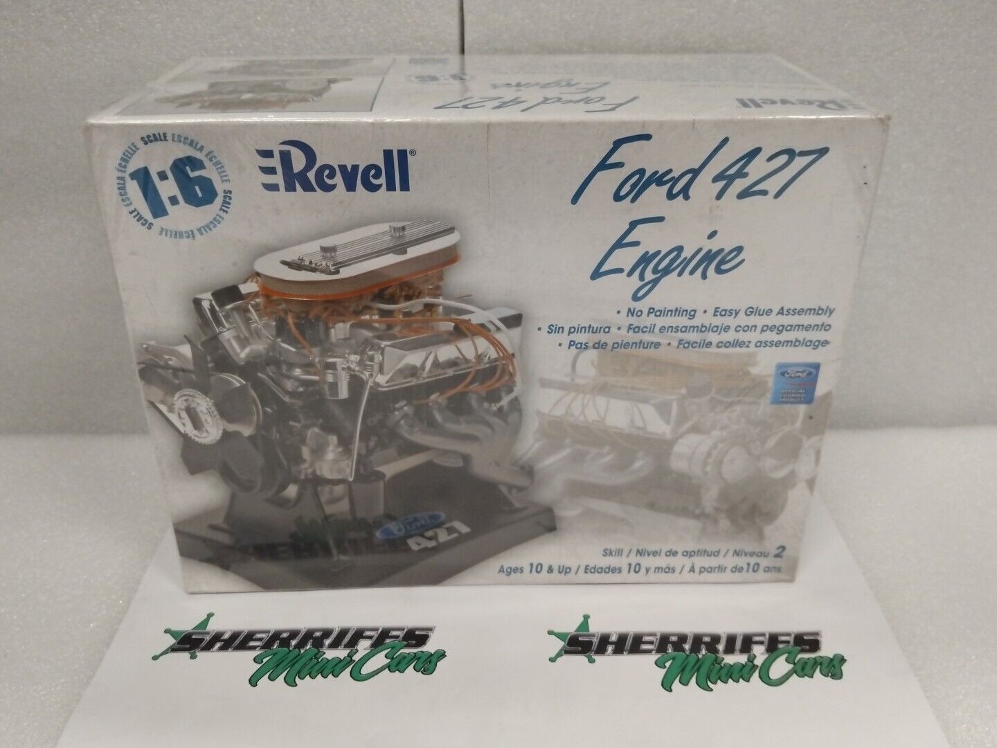 1/6 Revell Ford 427 Engine 85-1443 Model  Kit  SMC