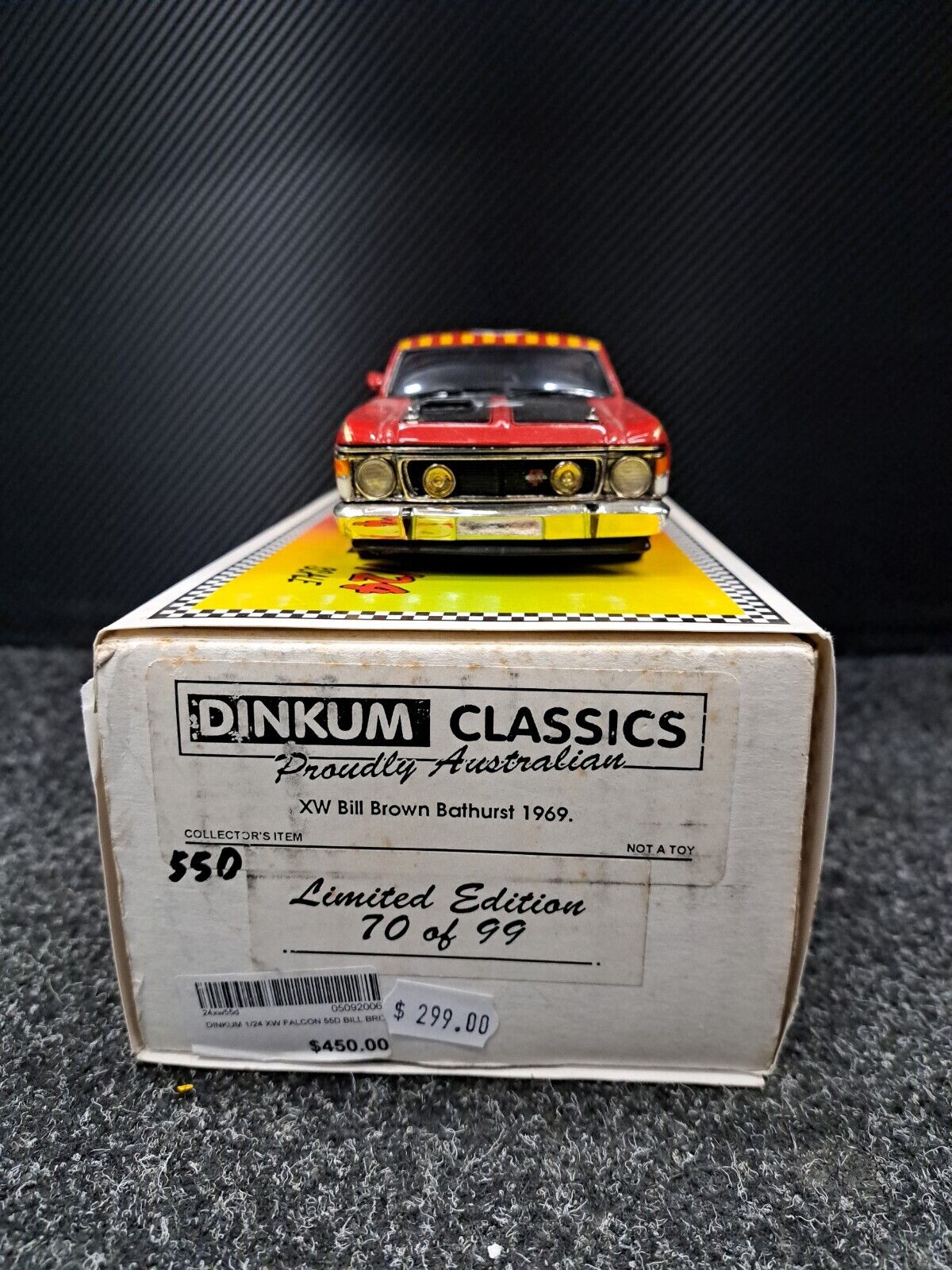 1/24 Dinkum Classics XW Bill Brown BATHURST 1969