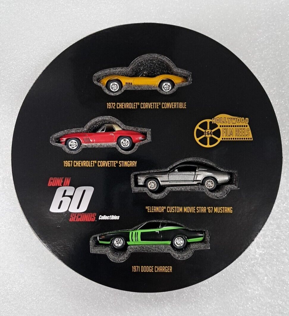 1/64 Greenlight  Gone in 60 Seconds Four-Car Collector's Set