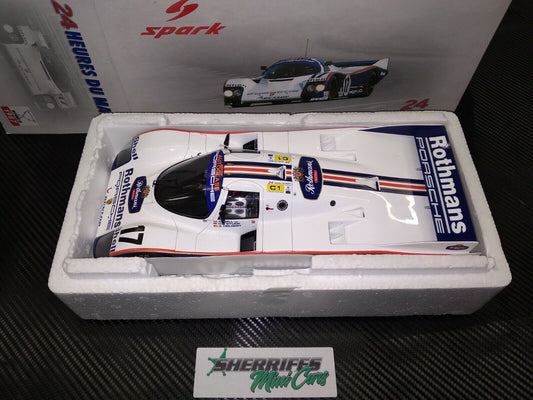 1/18 1987 Rothmans Porsche 962C 24hr Le Mans Winner SPARK 18LM87