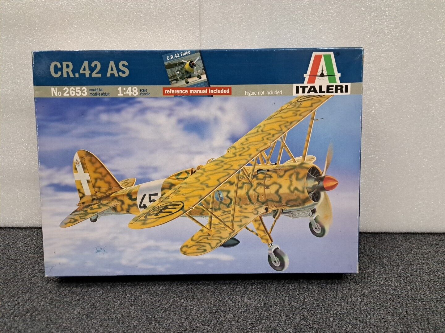 ITALERI 2653 - ITALIAN FIAT CR.42 AS FALCO - 1/48 SCALE MODEL KIT