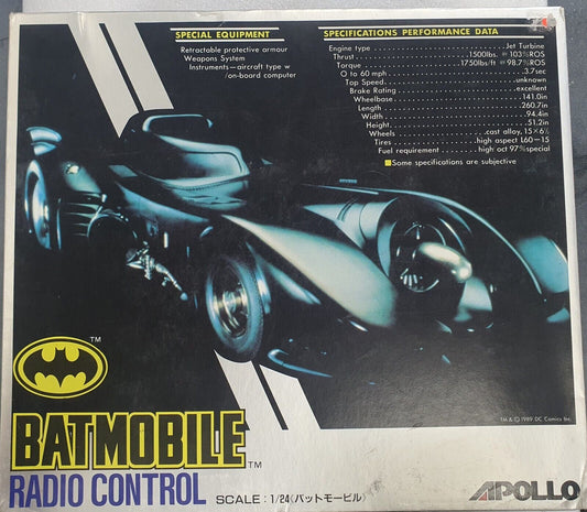 Apollo 1/24 Remote control Batmobile