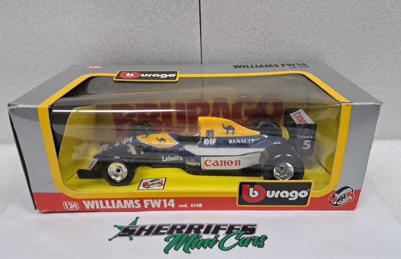 1/24 Burago WILLIAMS FW14 6108 SMC