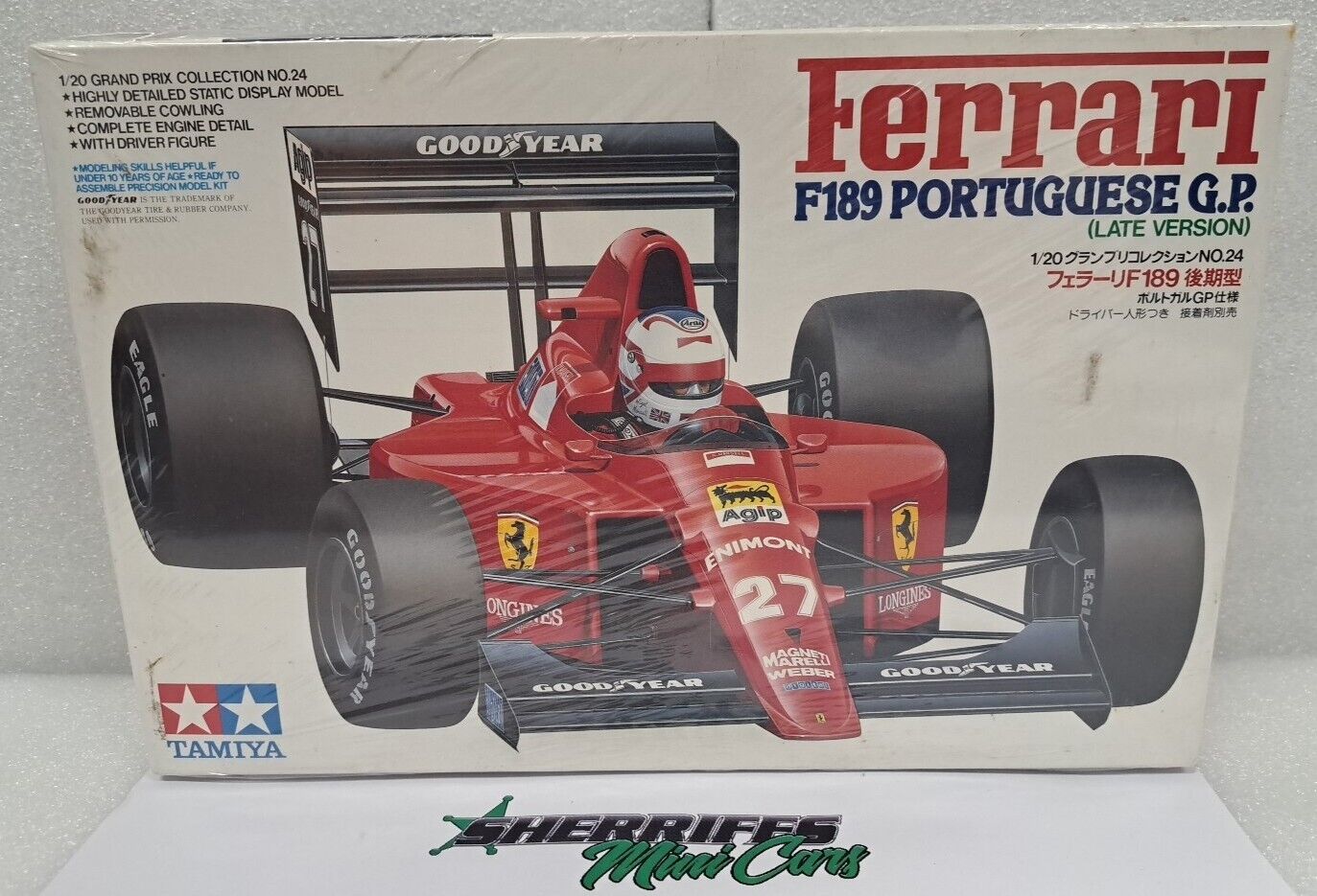 1/20 Ferrari F189 Portugal Grand Prix 1989 TAMIYA 20024 Model Kit SMC