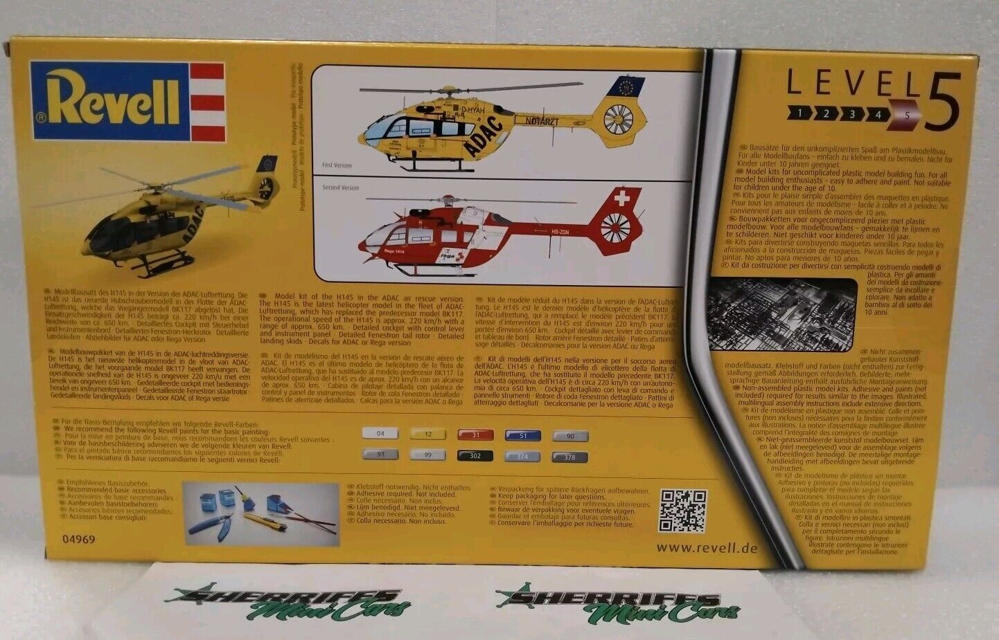 1/32 Revell Airbus H145 ADAC LUFTRETTUNG Kit