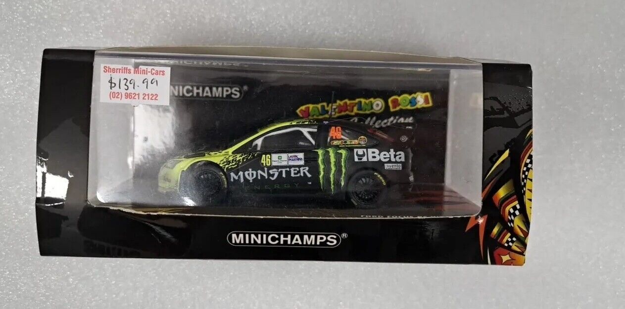 Minichamps 1/43 Scale Ford Focus RS WRC "Beta" Valentino Rossi Monza Rally 2009